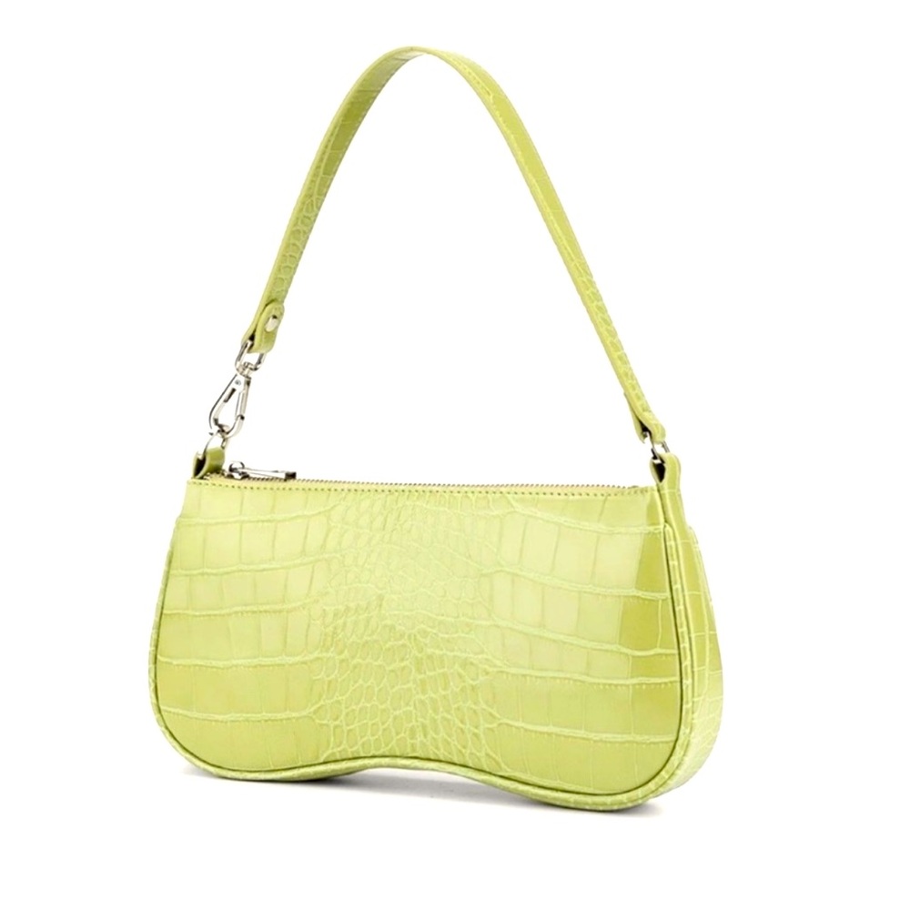 Like new! JW PEI Eva Shoulder Handbag - Green Croc